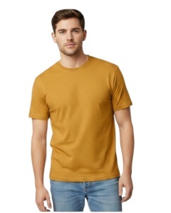 TRICOU bumbac GILDAN MidWeight ® galben mustar