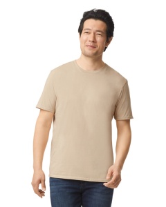 TRICOU bumbac GILDAN SoftStyle ® crem sand