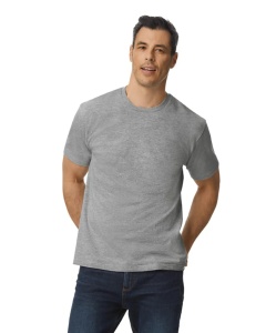 Tricou unisex Gildan Softstyle gri sport