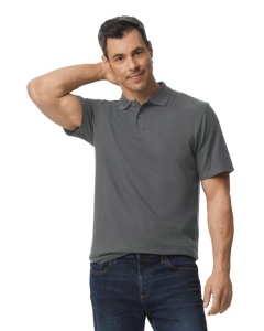 TRICOU POLO bumbac GILDAN Softstyle® gri charcoal