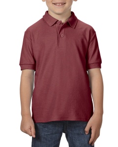 TRICOU POLO copii Gildan Pique visiniu maroon