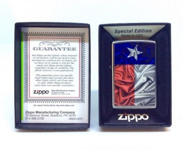 Зажигалка Zippo 205 Texas Flag - Img 2