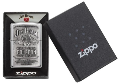 Зажигалка Zippo 250JB 928 Jim Beam Pewter Emblem - Img 3