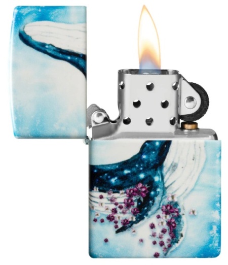 Зажигалка Zippo 46042 Blue Whale Design 540 Color - Img 4