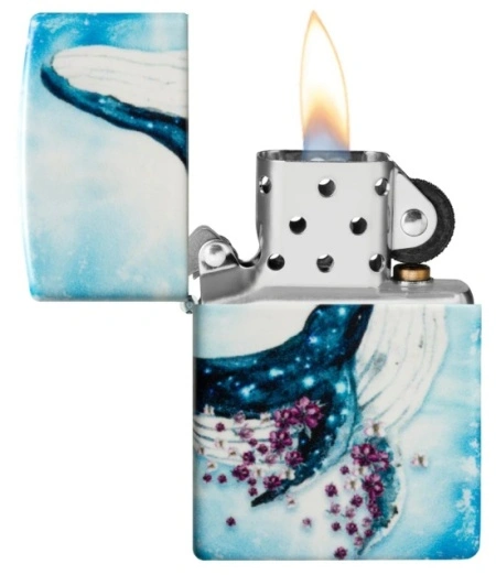 Зажигалка Zippo 46042 Blue Whale Design 540 Color - Img 4