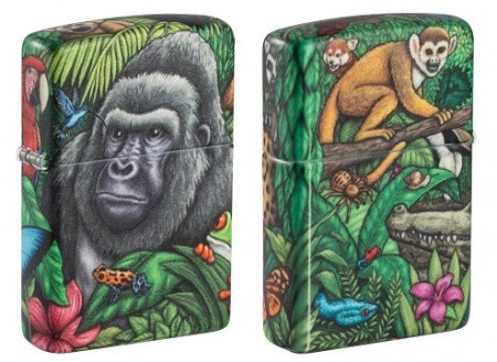 Зажигалка Zippo 49347 Mystеries of the Forest - 25th Anniversary 540 Color Design - Img 3
