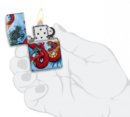 Зажигалка Zippo 49354 Dragon 540 Color Design - Img 5