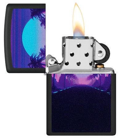 Зажигалка Zippo 49809 Sunset Black Light Design - Img 2