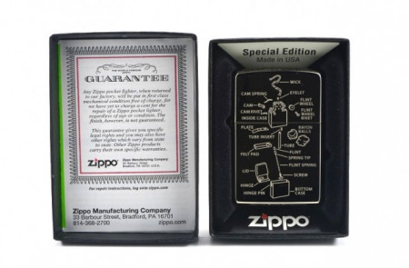 Зажигалка Zippo 77349 Anatomy Of Lighter - Img 2