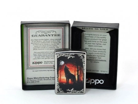 Зажигалка Zippo 80568 Wolf Moon Trees - Img 2