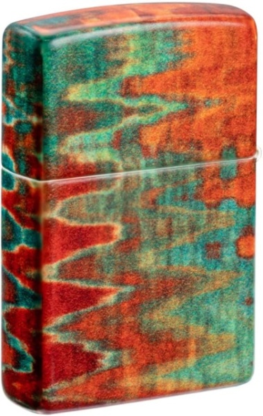 Зажигалка Zippo Orange Brush Stroke 540 Color Design - Img 2