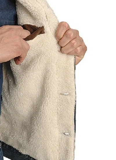 Куртка джинсовая Wrangler Mens Sherpa Cowboy Cut - Img 3