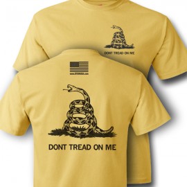 Футболка Gadsden and Culpeper - Dont Tread on Me Gold - Img 3