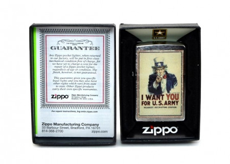 Зажигалка Zippo 29595 Uncle Sam US Army - Img 2