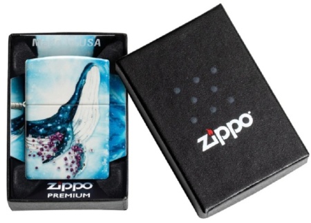 Зажигалка Zippo 46042 Blue Whale Design 540 Color - Img 5