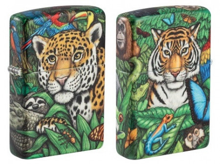 Зажигалка Zippo 49347 Mystеries of the Forest - 25th Anniversary 540 Color Design - Img 4