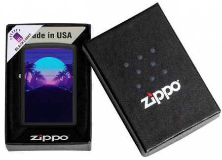 Зажигалка Zippo 49809 Sunset Black Light Design - Img 3