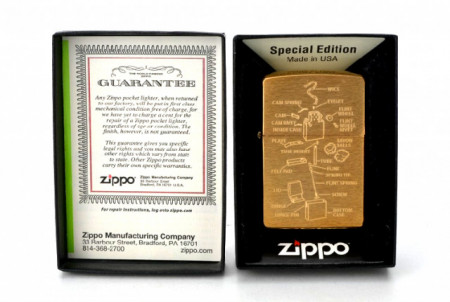 Зажигалка Zippo 75483 Anatomy Of Lighter - Img 2