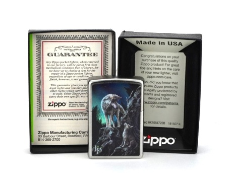 Зажигалка Zippo 80088 Lisa Parker Wolf with Cub - Img 2