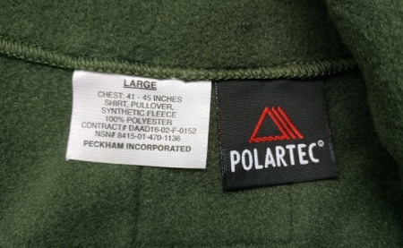 Флисовый пуловер USMC Peckham Polartec 100 OD Green - Img 6