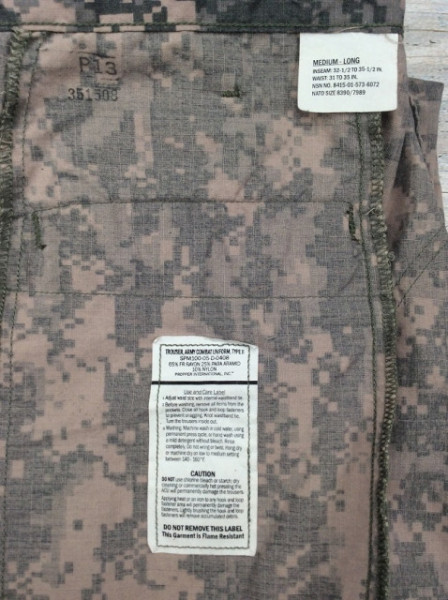 Штаны милитари Army Combat Uniform ACU Flame Resistant Defender M - Img 6