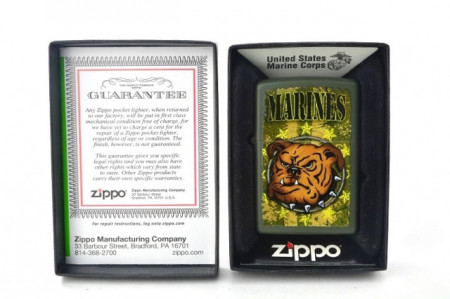 Зажигалка Zippo 221 USMC Bulldog - Img 2