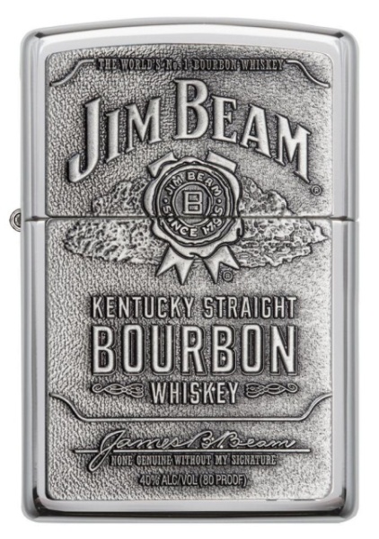 Зажигалка Zippo 250JB 928 Jim Beam Pewter Emblem - Img 5