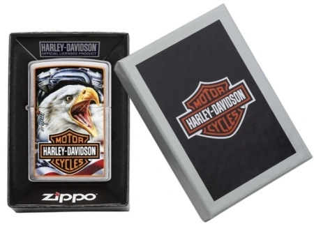 Зажигалка Zippo 29499 Harley Davidson Mazzi Eagle - Img 3