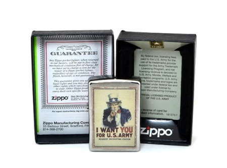 Зажигалка Zippo 29595 Uncle Sam US Army - Img 3