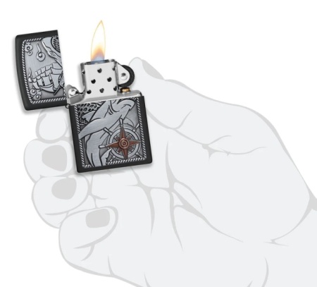 Зажигалка Zippo 48120 Shark Ship Emblem Design - Img 6