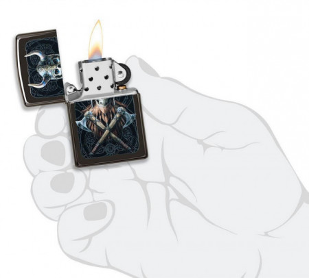 Зажигалка Zippo 49106 Anne Stokes Viking Warrior Skull - Img 4