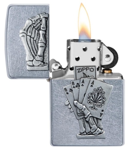 Зажигалка Zippo 49536 Dead Mans Hand Emblem - Img 4
