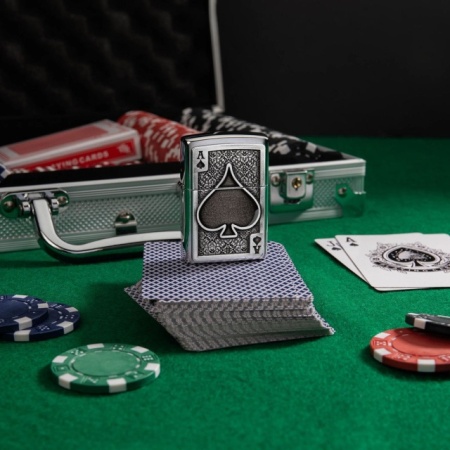 Зажигалка Zippo 49637 Ace Of Spades Emblem - Img 2