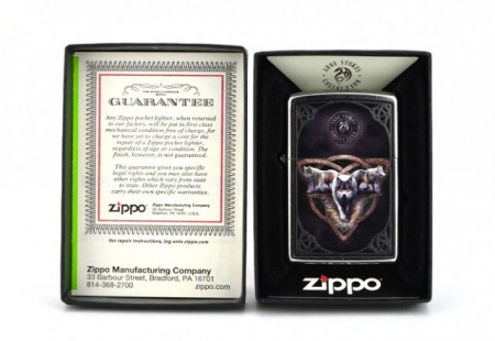 Зажигалка Zippo 79263 Anne Stokes Three Wolves - Img 2