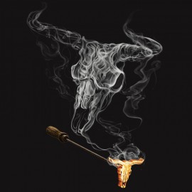 Футболка Buckwear Smoke Bull Skull - Img 3