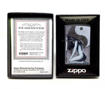 Зажигалка Zippo 218 Woman Sword - Img 2