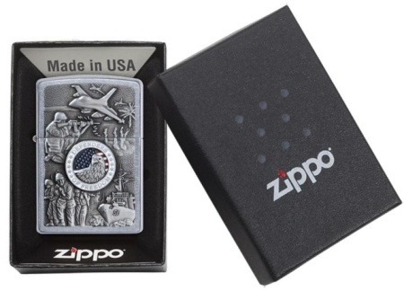 Зажигалка Zippo 24457 Объединенные силы Emblem Design - Img 4