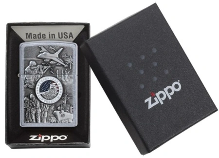 Зажигалка Zippo 24457 Объединенные силы Emblem Design - Img 4