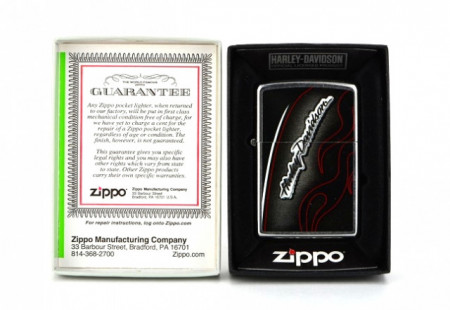 Зажигалка Zippo 28812 Harley Davidson Red Flame - Img 2