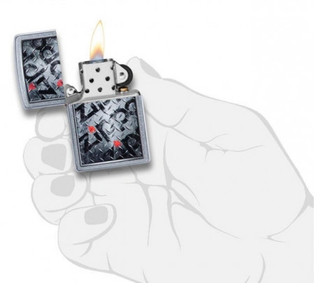 Зажигалка Zippo 29838 Diamond Plate Design - Img 4