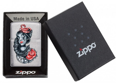 Зажигалка Zippo 49112 Stylized Tattoo Design - Img 2