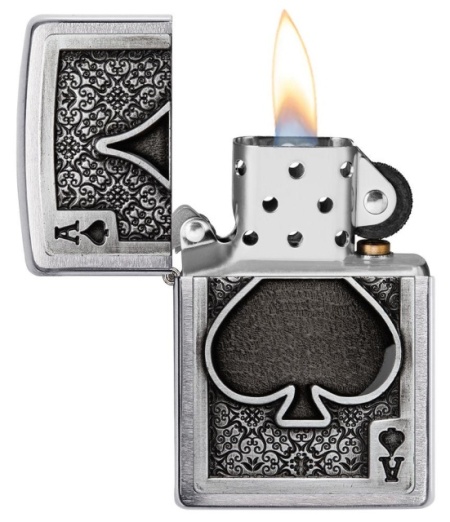 Зажигалка Zippo 49637 Ace Of Spades Emblem - Img 3
