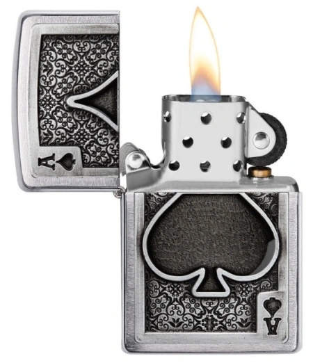 Зажигалка Zippo 49637 Ace Of Spades Emblem - Img 3