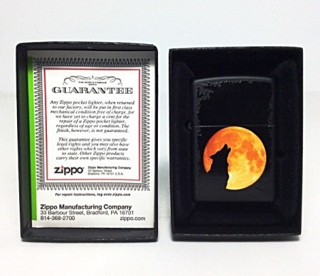 Зажигалка Zippo 6026 Wolf Howling at Moon - Img 2