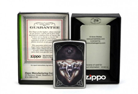 Зажигалка Zippo 79263 Anne Stokes Three Wolves - Img 3
