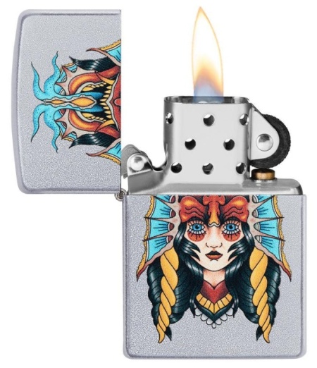 Зажигалка Zippo Two Face Design - Img 3