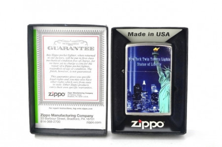 Зажигалка Zippo 206 New York Twin Towers - Img 2