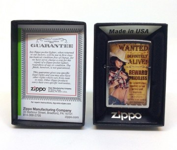 Зажигалка Zippo 206 Wanted Country Girl #2 - Img 2