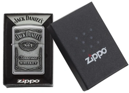 Зажигалка Zippo 250JD 427 Jack Daniels Pewter Emblem - Img 3