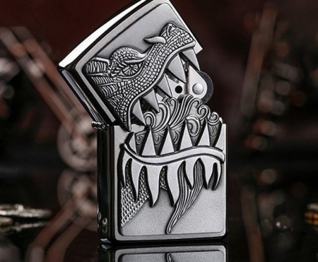 Зажигалка Zippo 28969 Огнедышащий дракон Emblem Design - Img 2